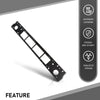 G-PLUS Bumper Panel Reinforcement Compatible with Ram 1500 2019-2024 Black 68313531AA