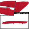 G-PLUS Rear Left Bumper Reflector, Compatible with Benz A220 A35 GLE350 GLE63 S550 2014-2022, Driver Side, 2228200774, MB1184104