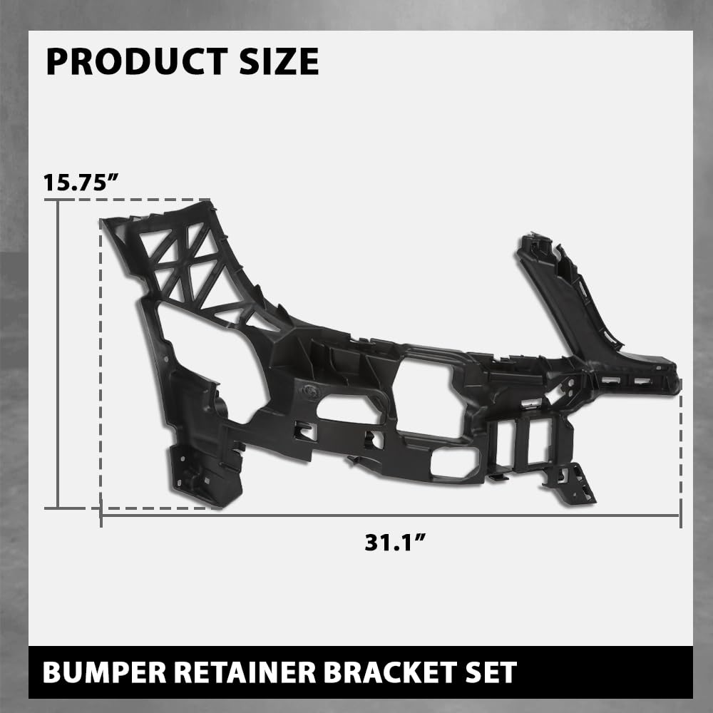 G-PLUS Bumper Retainer Set Front Compatible with Benz C250 4Matic Base 2012-2015,Fit Benz C300 2012-2014,Fit Benz C350 2012-2015 2048854265