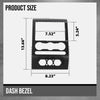 G-PLUS Dash Radio Bezel Center Trim Panel Cover Accessories Compatible with Ford F150 2004-2008 Dashboard 4L3Z-1504302-AAA