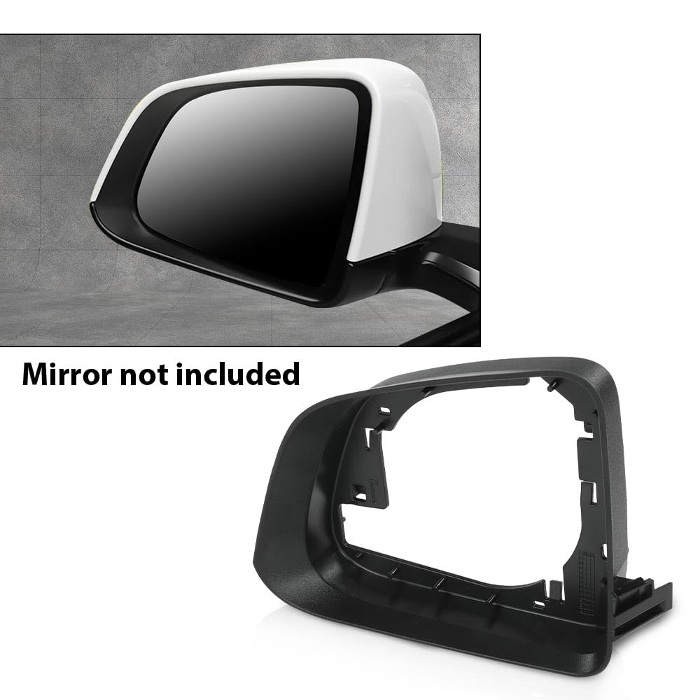 G-PLUS Left Driver Side Wing Door Mirror Frame Side Mirror Cover Compatible with Tesla Model Y 2020 2021 2022 2023 8202101