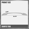 G-PLUS Rear Bumper Molding Chrome Compatible with Benz C300 Sedan 2015-2018 Fit Models Without AMG Styling Package 2058851621, MB1144119 Silver