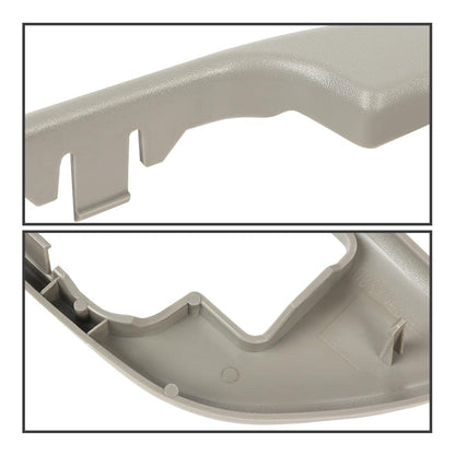 G-PLUS Interior Door Handle Trim Bezel 2pcs Compatible with 1995-2002 Chevy C3500 Truck 1995-2000 GMC C2500 Truck 1995-1999 GMC Suburban K1500 15708081 15708082