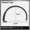 G-PLUS Rear Right Passenger Side Flare Wheel Arch Molding Compatible with Tesla Model X 2016-2023 1035291-00-E, 103529100E Wheel Opening Molding Arch Trim Black