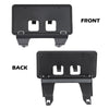 G-PLUS Front License Plate Bracket Compatible with Ford F250 F350 Super Duty 2020-2022 LC3Z-17A385-AB Black License Plate Holders Black