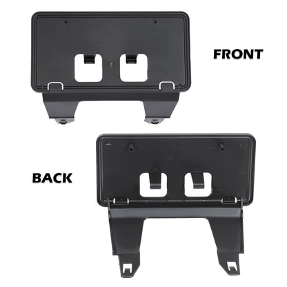 G-PLUS Front License Plate Bracket Compatible with Ford F250 F350 Super Duty 2020-2022 LC3Z-17A385-AB Black License Plate Holders Black