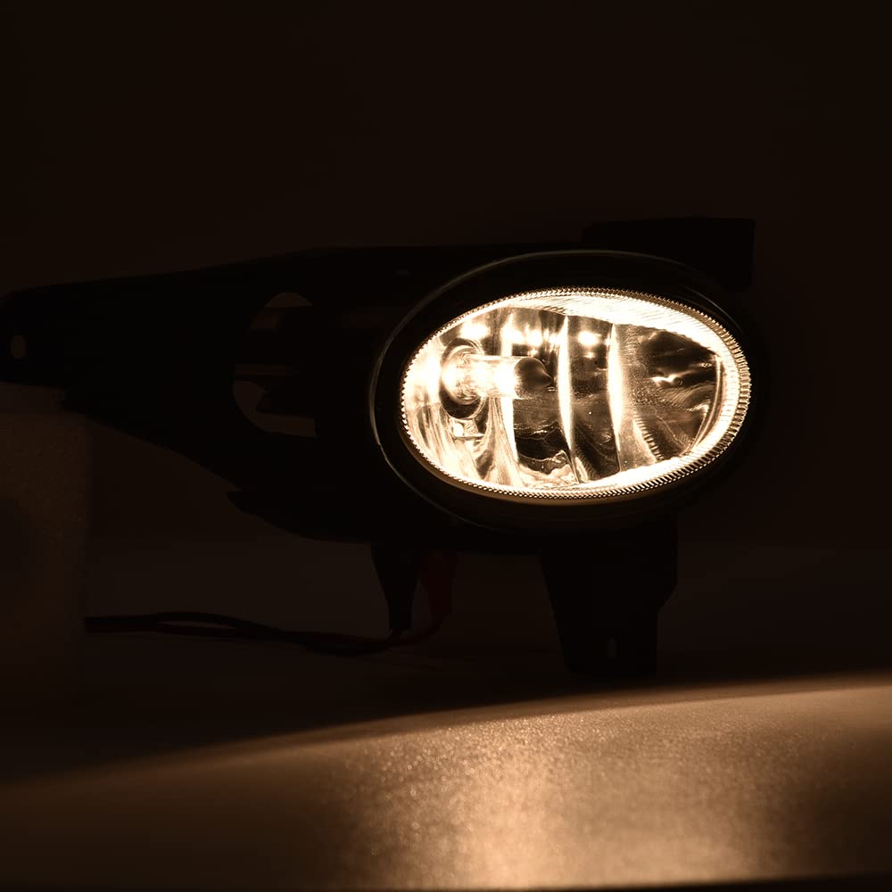 G-PLUS Front Bumper Driving Fog Lamp Compatible with 2017-2018 CR-V models only Fog Light Assembly Left Driver Right Passenger Side HO2592141 HO2593141