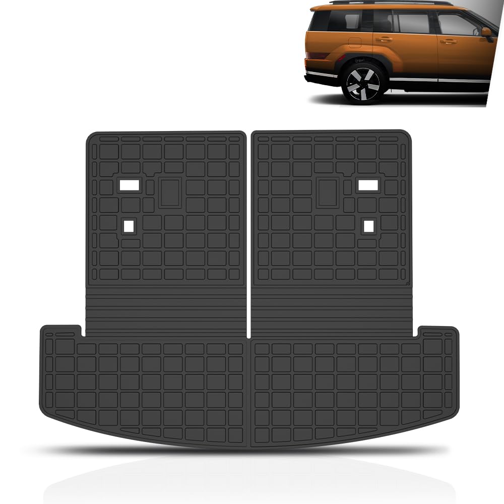 G-PLUS TPE Floor Mats Fit Hyundai Santa Fe 2024-2025 Truck Accessories Cargo Liners All Weather Protection 1PCs Black Alfombras para Carro