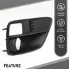 G-PLUS Front Bumper Fog Light Hole Cover Compatible with Subaru WRX 2015-2017,Fit Subaru WRX STI 2015-2017,Fit For Models With Fog Lamps 57731VA010