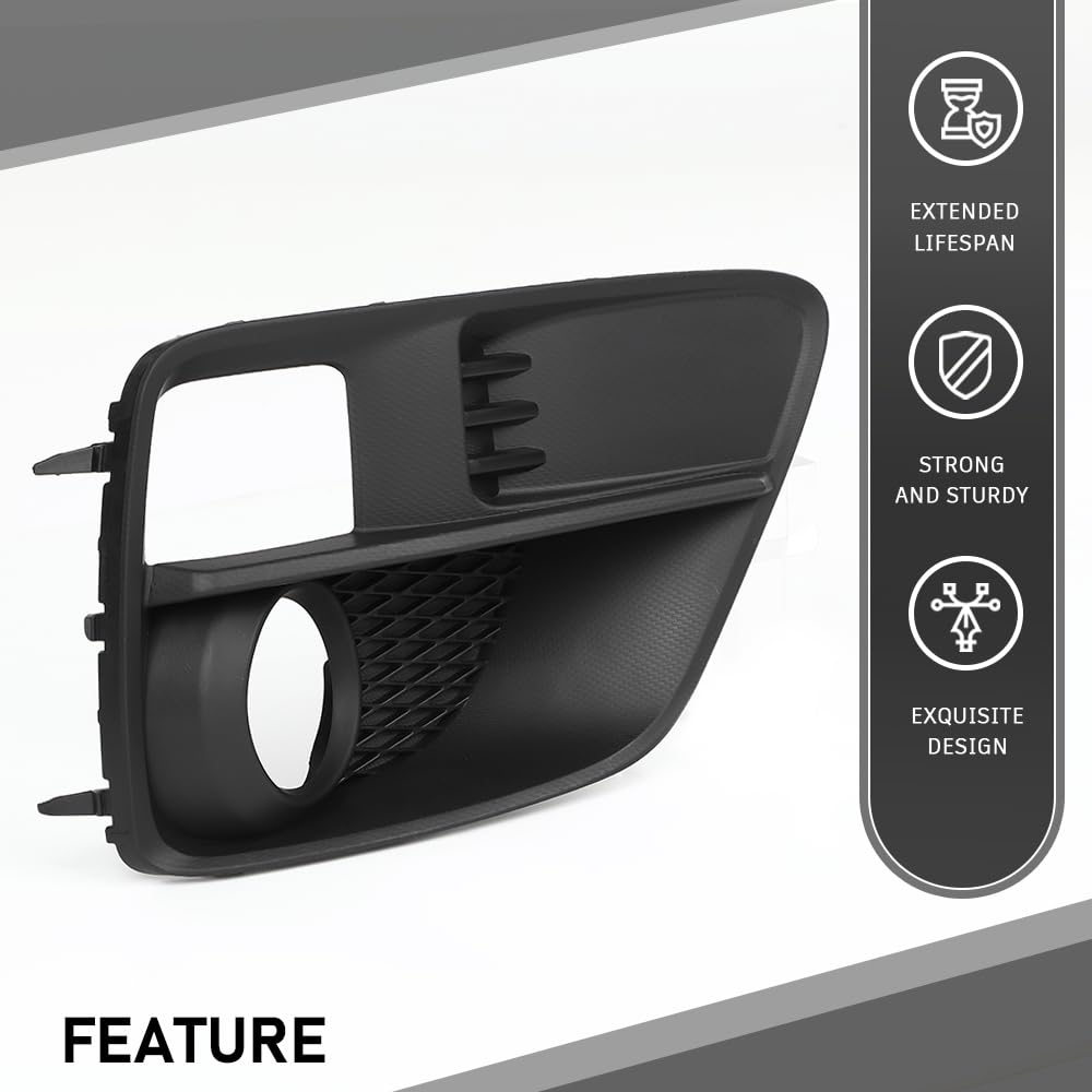 G-PLUS Front Bumper Fog Light Hole Cover Compatible with Subaru WRX 2015-2017,Fit Subaru WRX STI 2015-2017,Fit For Models With Fog Lamps 57731VA010