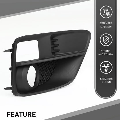 G-PLUS Front Bumper Fog Light Hole Cover Compatible with Subaru WRX 2015-2017,Fit Subaru WRX STI 2015-2017,Fit For Models With Fog Lamps 57731VA010