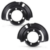 G-PLUS Front LH & RH Brake Dust Shield Compatible with Jeep Cherokee XJ 1984-2001, Fit Jeep Wrangler 1987-2006, Fit Jeep Grand Cherokee 1993-1998 Brake Backing Plate Dust Shield 52005476, 52005477