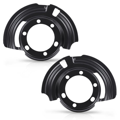 G-PLUS Front LH & RH Brake Dust Shield Compatible with Jeep Cherokee XJ 1984-2001, Fit Jeep Wrangler 1987-2006, Fit Jeep Grand Cherokee 1993-1998 Brake Backing Plate Dust Shield 52005476, 52005477