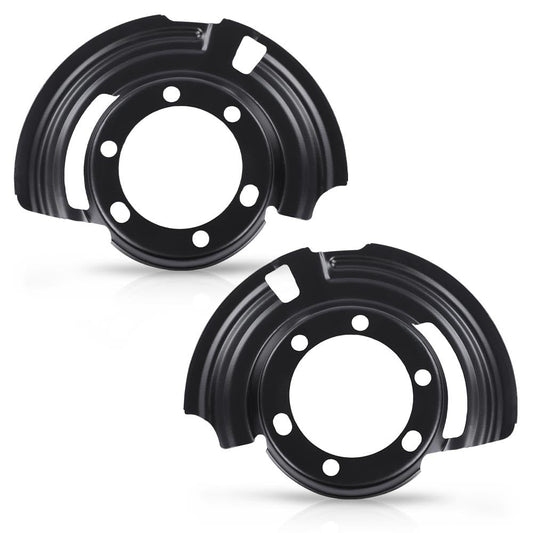 G-PLUS Front LH & RH Brake Dust Shield Compatible with Jeep Cherokee XJ 1984-2001, Fit Jeep Wrangler 1987-2006, Fit Jeep Grand Cherokee 1993-1998 Brake Backing Plate Dust Shield 52005476, 52005477