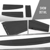 G-PLUS Tailgate Spoiler Top Protector Cover Moulding Compatible with Dodge Ram 2009-2016 Black