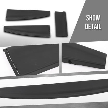 G-PLUS Tailgate Spoiler Top Protector Cover Moulding Compatible with Dodge Ram 2009-2016 Black