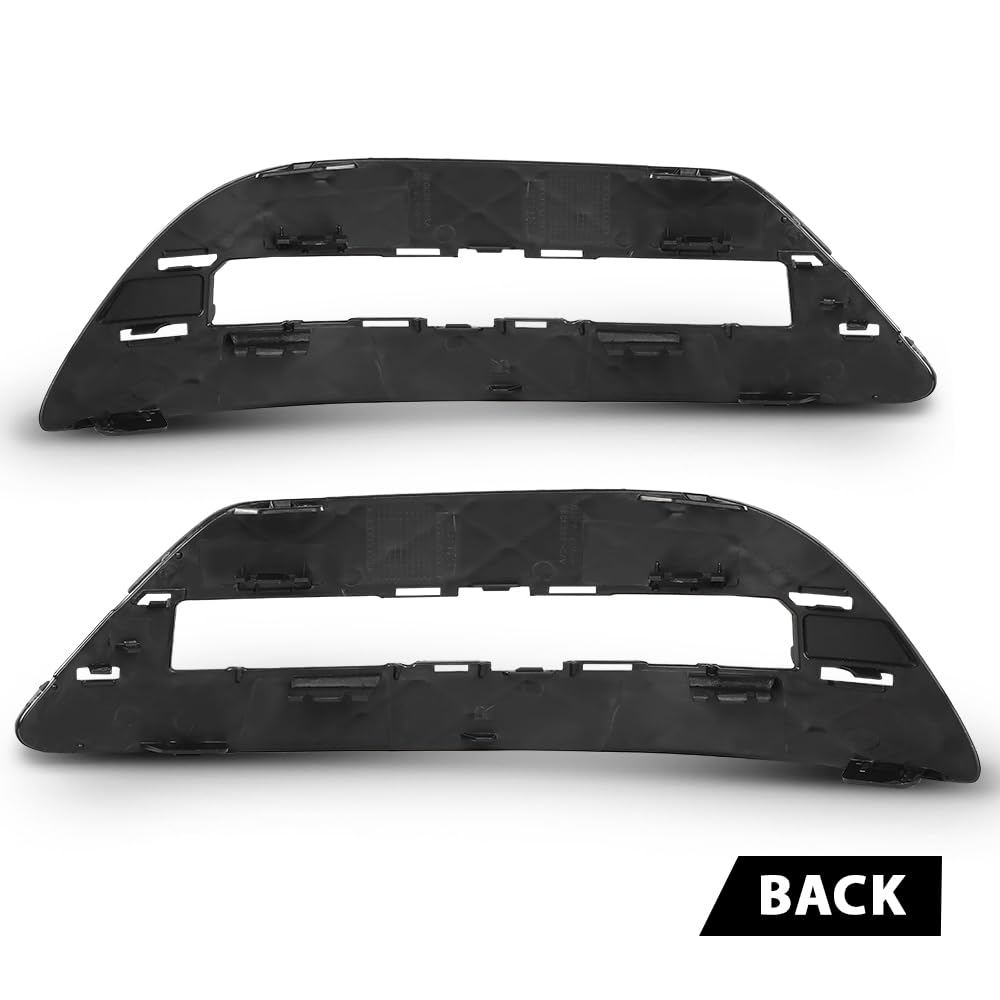 G-PLUS Pair Fog Light Cover Daytime Running Light Cover, Compatible with Benz C250 C350 2012-2015/C300 2012-2014, LH Driver & RH Right 2PCS, 2048803224, 2048803324