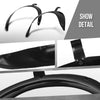 G-PLUS Fender Flares Front & Rear 4Pcs Compatible with Chevy Corvette C3 1968-1979 Black
