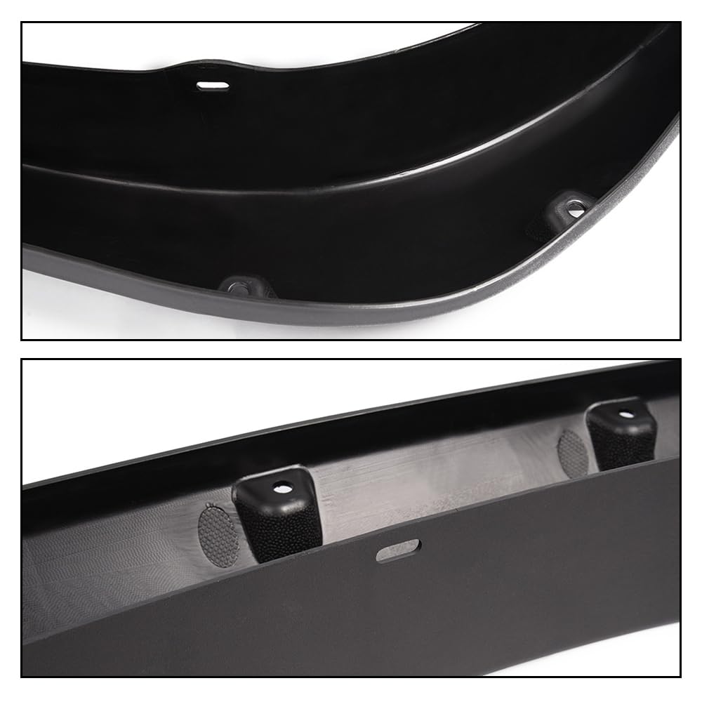 G-PLUS Fender Flares Compatible with Dodge Ram 1500 2002-2008 Fit Dodge Ram 2500 3500 2003-2009 Wheel Opening Molding Arch Trim 4PCS Black