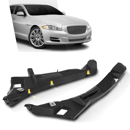 G-PLUS Front Bumper Mount Bracket Support Holder Compatible with Jaguar XJ 2010 2011 2012 2013 2014 2015 2016 2017 2018 2019 Black
