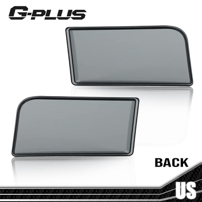 G-PLUS Headlights w/Corner Signal Bumper Lamps Compatible with 1992-1996 Ford F150 F250 F350 Bronco F2TZ13008A, F2TZ13008B