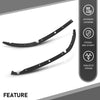 G-PLUS Front Bumper Grille Molding Strip Compatible with Chevy Malibu 2016-2021 23478391 23478390 2Pcs Right Left