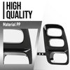 G-PLUS Fog Light Covers Front Driver Left Side Compatible with Honda Odyssey (submodel: Elite, Touring) 2021 2022 2023 2024 71107THRA60, HO1038162 Black