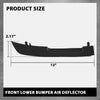 G-PLUS Front Lower Bumper Air Deflector Pair LH RH Side ABS Compatible with Range Rover 2018-2022