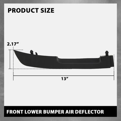 G-PLUS Front Lower Bumper Air Deflector Pair LH RH Side ABS Compatible with Range Rover 2018-2022