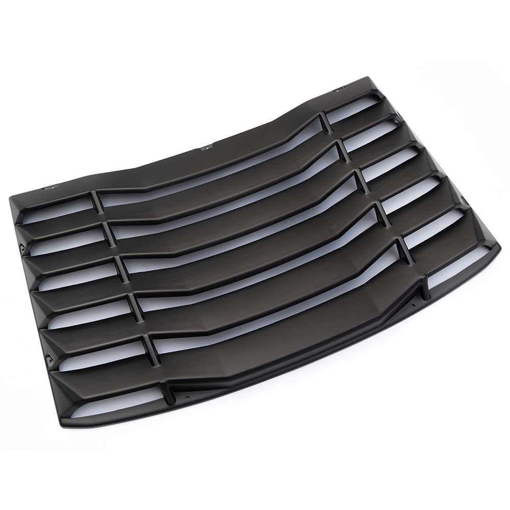 G-PLUS Replacement for Chevy Camaro 2016 2017 2018 2019 Rear Window Louvers Replacement Windshield Sun Shade Cover Lambo Style Matte Black