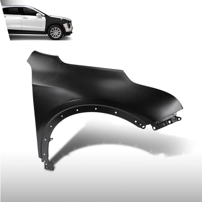 G-PLUS Front Fender Passenger Right Side Compatible with Cadillac XT4 (submodel: Luxury, Premium Luxury, Sport) 2019-2023 84216123, GM1241412 Black