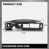 G-PLUS Dash Dashboard Core Compatible with 1988-1994 Chevy & GMC Truck Fit 1992 1993 1994 Chevy Blazer GMC Yukon Suburban Black ABS