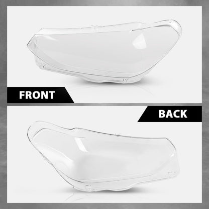 G-PLUS Headlight Lens Headlamp Cover Compatible with BMW X3 X4 G01 G02 G08 2018-2021 2PCS