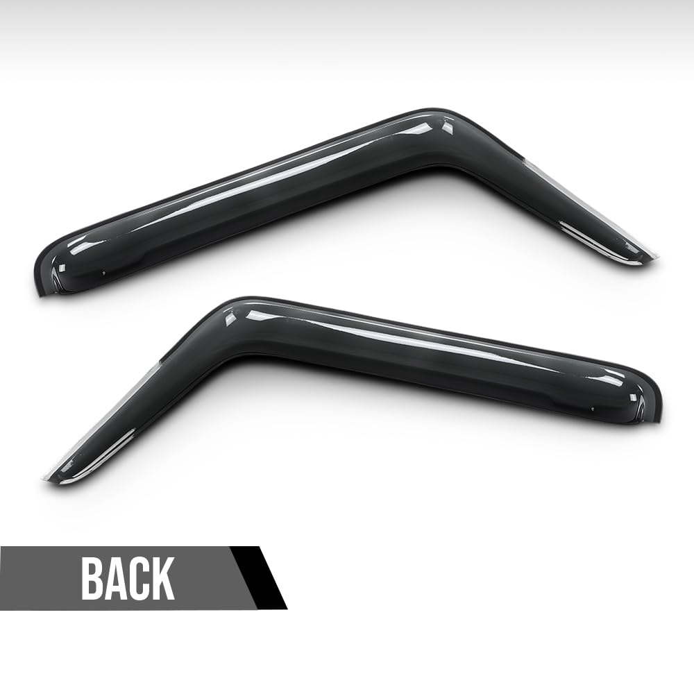 G-PLUS Window Guard Deflectors Compatible with Kenworth C500 W900 T800 Smoky