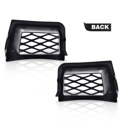G-PLUS Front Bumper Caliper Air Duct Compatible with 2003-2007 Chevy Silverado 1500 SS-Style Left & Right Pair (Gray)
