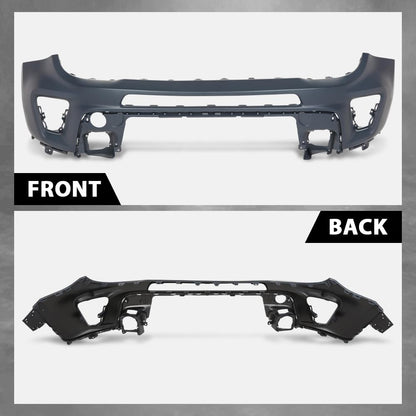 G-PLUS 1PC Front Upper Bumper Cover Compatible with Jeep Renegade Non Trailhawk 2019 2020 2021 2022, 6VM44TZZAA, CH1014136, Black