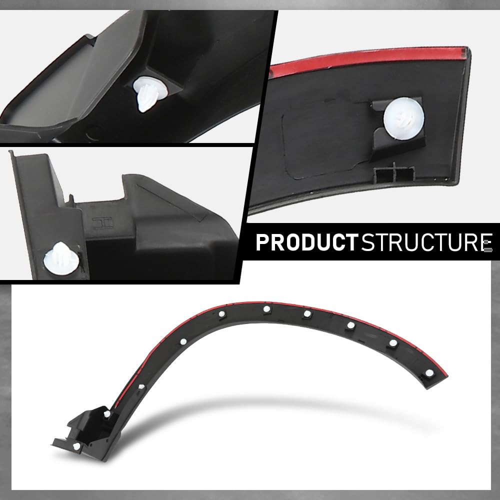 G-PLUS Front Left Fender Flare Compatible with Subaru Forester 2019 2020 2021 Wheel Arch Molding 91112SJ210, SU1290102