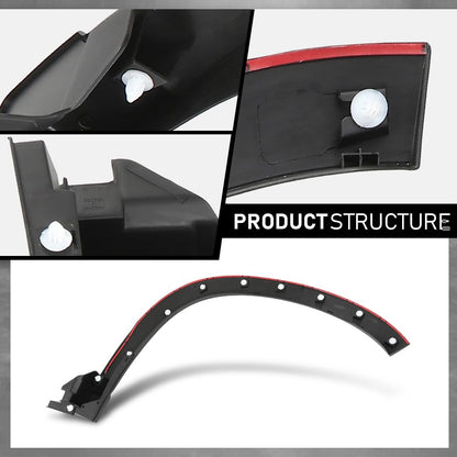 G-PLUS Front Left Fender Flare Compatible with Subaru Forester 2019 2020 2021 Wheel Arch Molding 91112SJ210, SU1290102