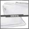 G-PLUS Headlight Lens Cover Compatible with Audi A8 D3 2005-2010 Left & Right Pair Front Headlamp Lens Cover Clear