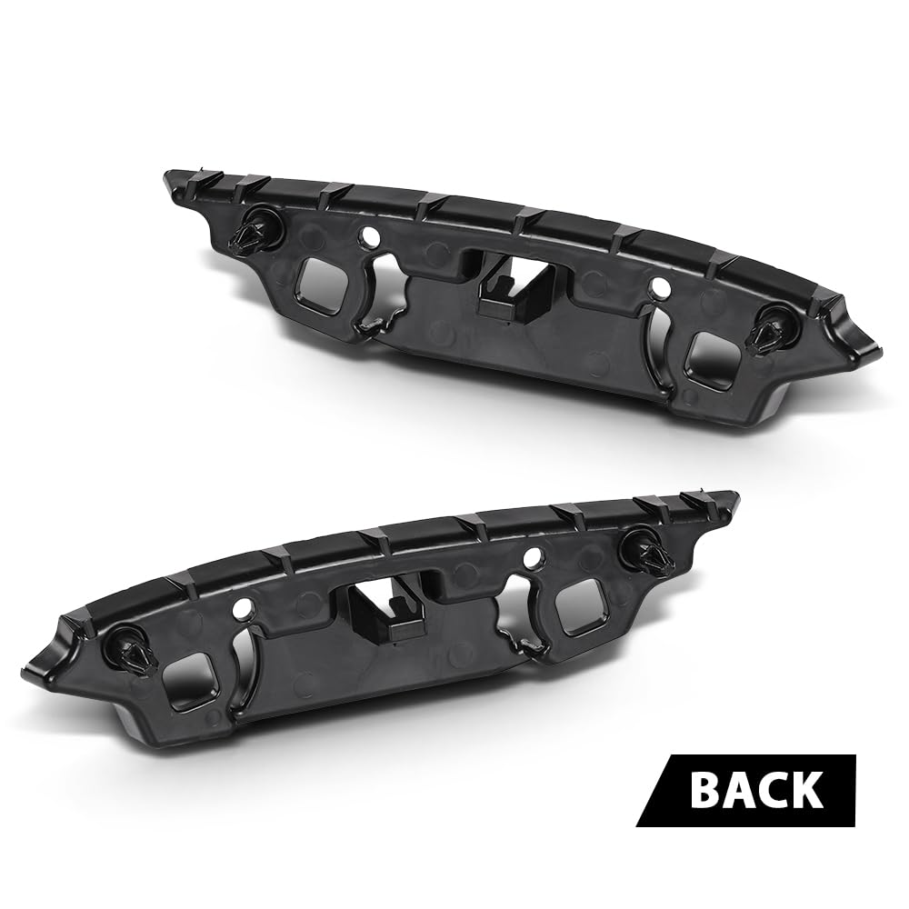 G-PLUS Front Bumper Support Bracket Set Compatible with Ford Escape 2020-2024 FO1042162, FO1043162, LJ6Z17C947A, LJ6Z17C946A Black 2PCS ASA