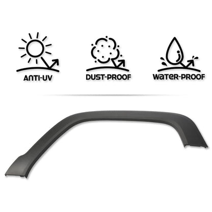 G-PLUS Front Right Fender Flare Wheel Arch Cover Compatible with Jeep Renegade 2015-2021 Fender Trim Molding Moulding Black Wheel Cover Protector (Textured Factory Style)