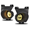 G-PLUS Bumper Fog Lights Compatible With 2011-2014 Ford F150, (NOT For SVT Raptor Models),Driving Fog Lamps w/Switch/Bracket/Bulbs Pair (Yellow lens)