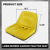 G-PLUS Yellow Lawn Mower Garden Tractor Seat Fit John Deere Mowers TX30, STX38, 130, 160, 165, 170, 175, 180, 185, 110 GG420-32959, MG861683