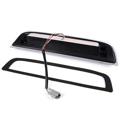G-PLUS High Mount LED 3rd Brake Light Compatible with 2014 2015 2016 2017 2018 Chevy Silverado GMC Sierra Rear Tail Cargo Lamp Waterproof Black Housing Clear Lens