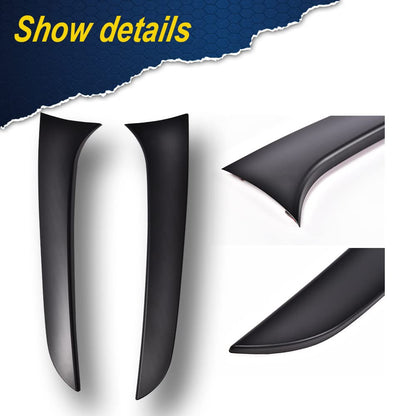 G-PLUS Rear Window Spoiler Side Wing Trim Cover Compatible with 2015-2017 BMW 1 Series F20 (Matte Black)