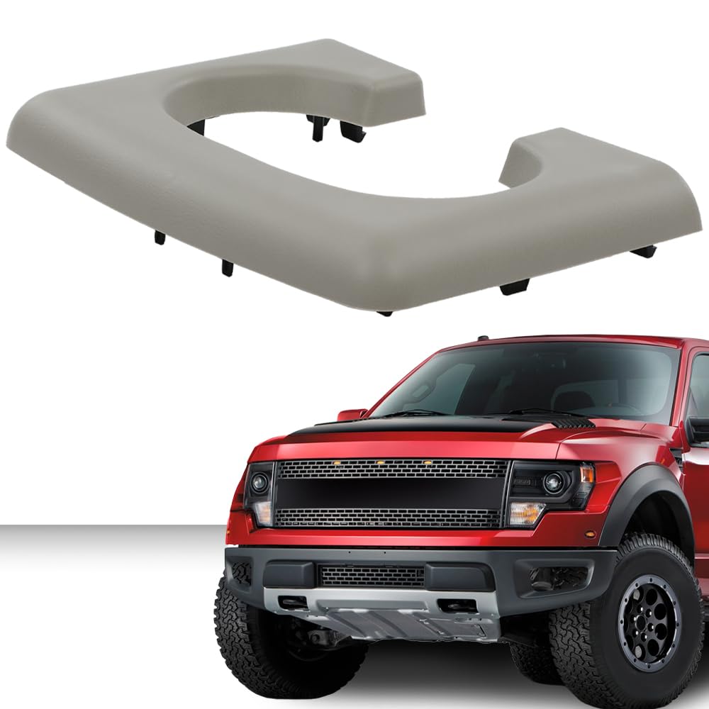 G-PLUS Center Console Cup Holder Pad Replacement Compatible with 2004-2014 Ford F150 (Beige)