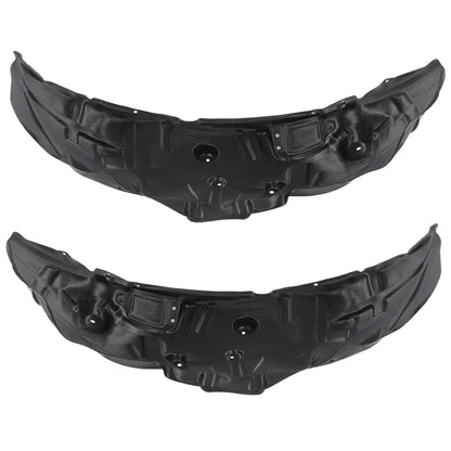 G-PLUS New Front Driver & Passenger Side Fender Liner Set Compatible with 2009-2018 Dodge Ram R1500 68110686AE, 68110687AE CH1249152, CH1248152 Black Pair