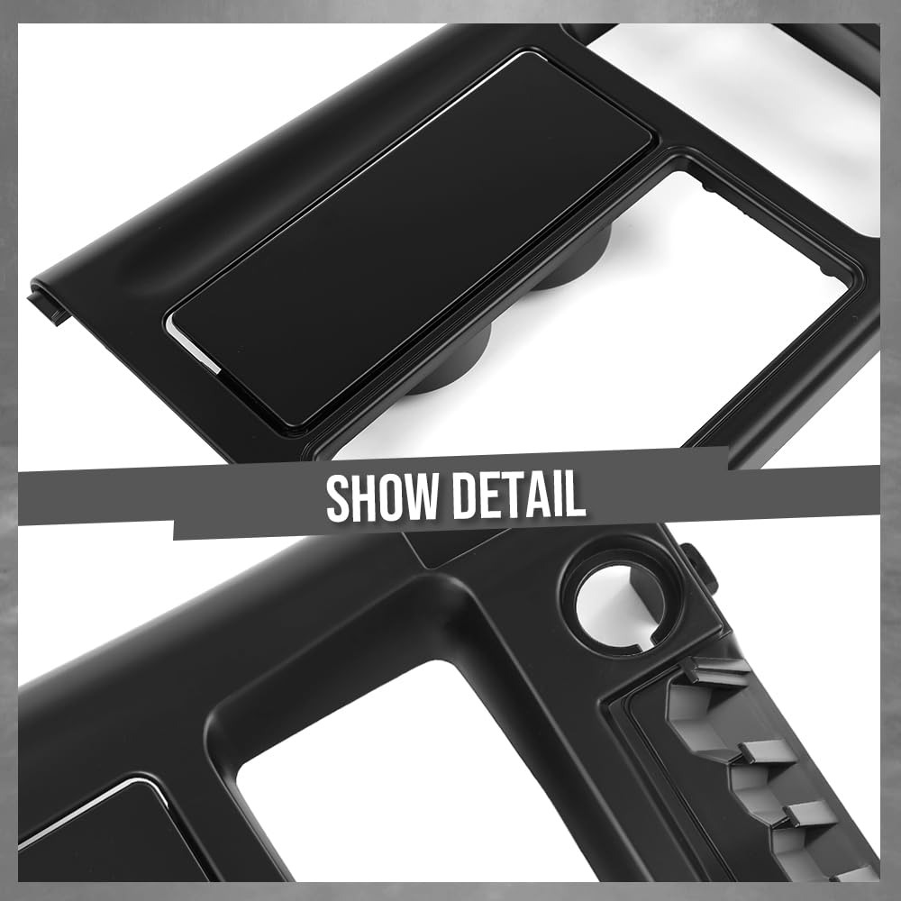 G-PLUS Console Shift Plate Manual Trans Compatible with Chevy Corvette C4 1994 1995 1996 Black