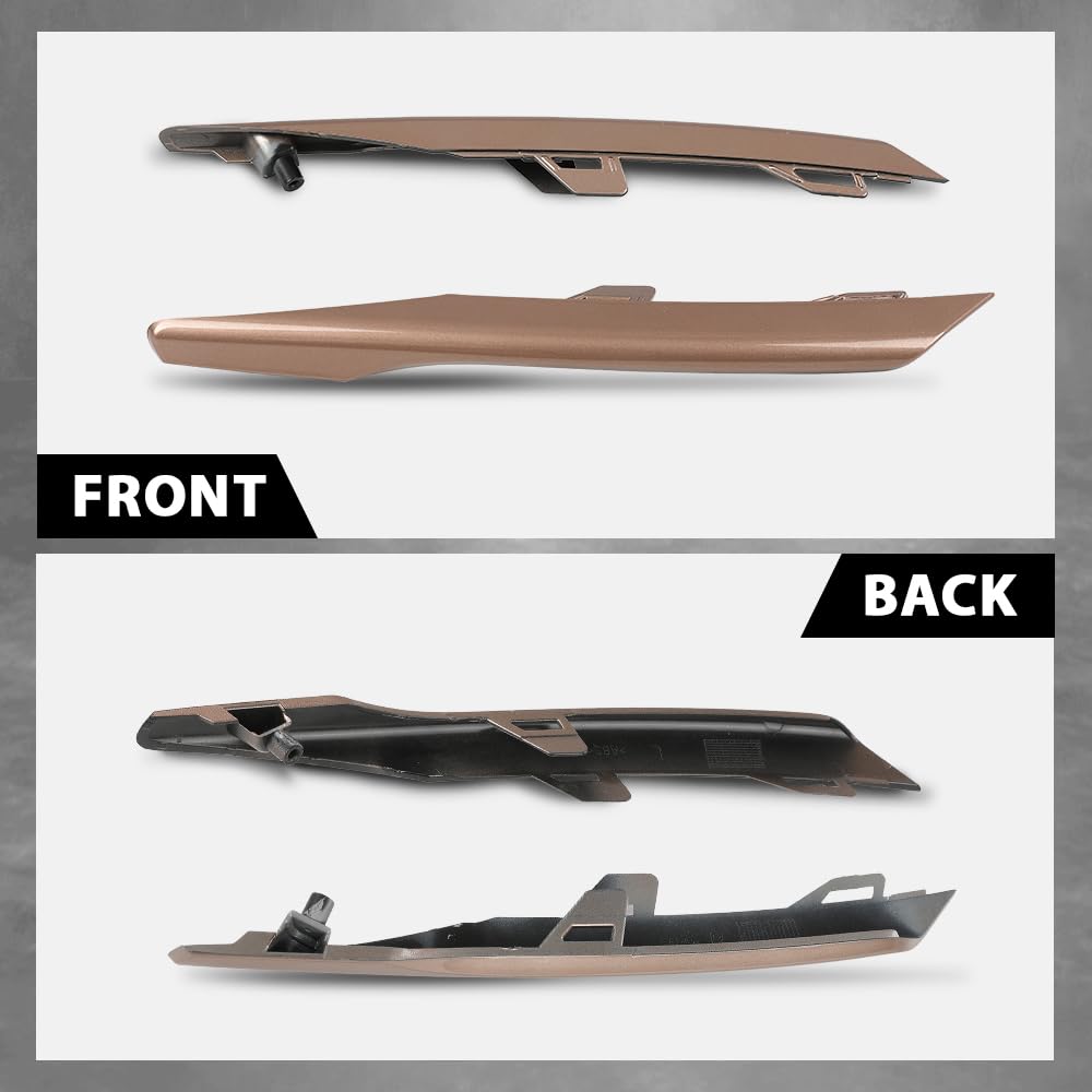 G-PLUS Pair Lower Fog Light Lamp Strip Trim Compatible with Land Rover Range Rover Evoque 2020-2022