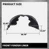 G-PLUS Pair Front Fender Liner Inner, Compatible with Audi A6 A6 Quattro 2012-2017/ S6 2013-2017, LH Driver & RH Right Side 2PCS, 4G0821134D, AU1249132, 4G0821133D, AU1248132